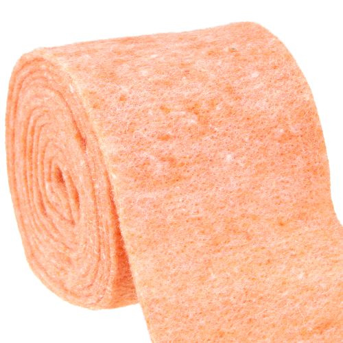 daiktų Veltinio juostelė oranžinė 15 cm 5 m