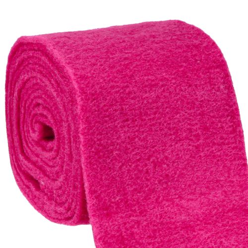 Veltinio juostelė rožinė vilna juostelė vilna veltinis puodo kaspinas dekoratyvinis audinys 15cm 5m