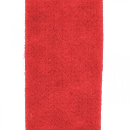 daiktų Veltinio juostelė raudona 7,5cm 5m