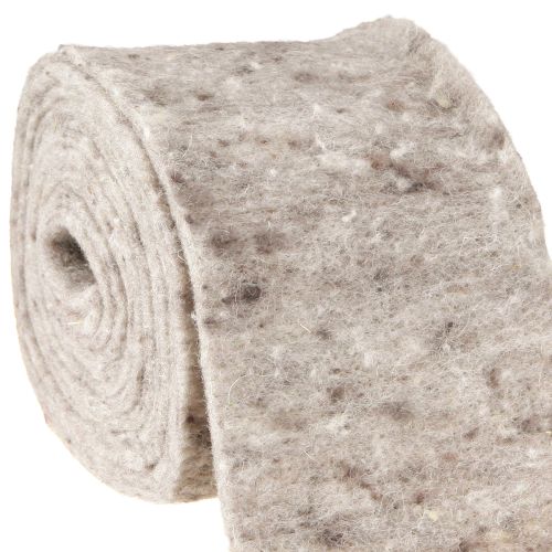 daiktų Veltinio juosta, vazoninė juosta pilka-natūrali 15cm 5m