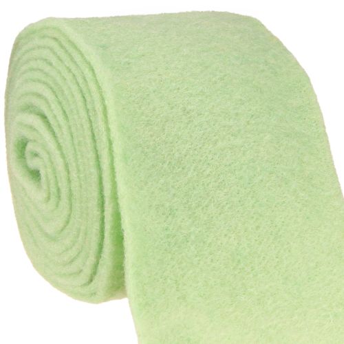 Floristik24 Veltinio juosta puodo juosta šviesiai žalia 15cm 5m