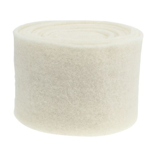 daiktų Veltinio juostelė 15cm x 5m balta