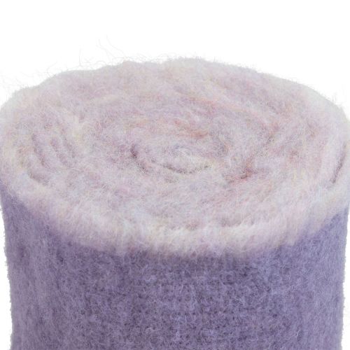 daiktų Veltinio juostelė Franzi vilna veltinio vilnos juostelė violetinė 2 spalvų 15cm 4m