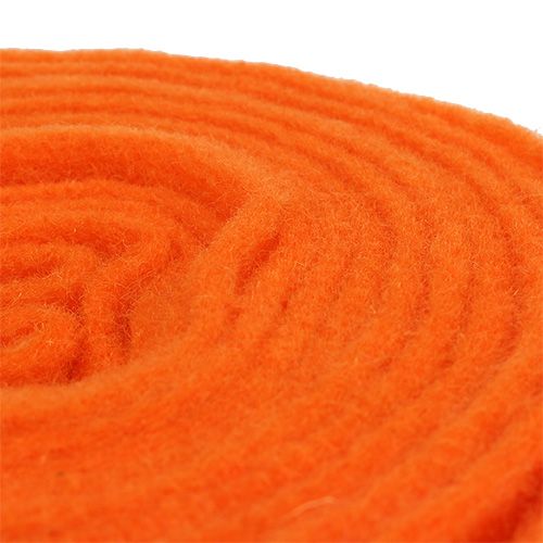Floristik24 Veltinio juostelė oranžinė 15cm 5m