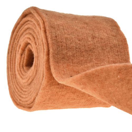 Veltinio juosta oranžinė veltinio vilna vilna veltinio deko juosta 15cm×5m