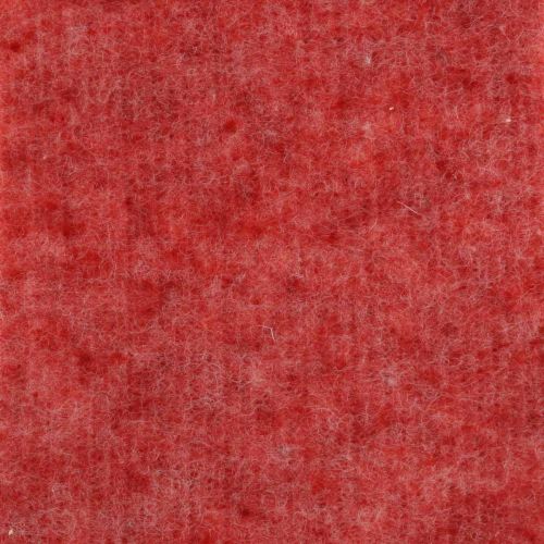 Floristik24 Veltinio juosta, puodo juosta, vilnos veltinis raudonas, baltai margas 15cm 5m