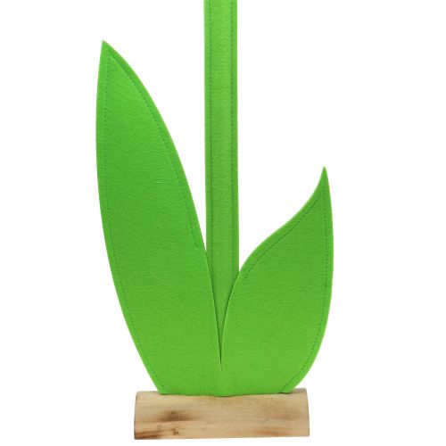 Floristik24 Oranžinė veltinio gėlė 87cm