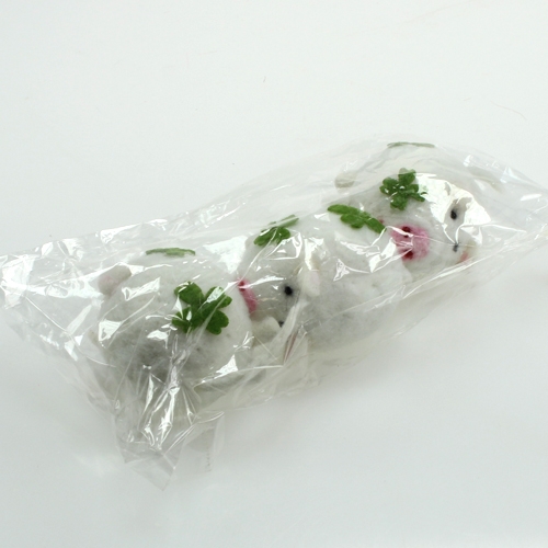 Floristik24 Lucky kiaulė veltinis 7cm 3vnt