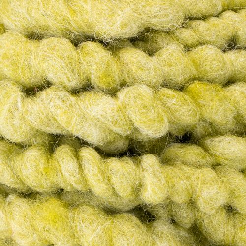 daiktų Veltinio virvelė, vilna, žalia, 25 m, dekoratyvinė juostelė, floristika, dekoravimas, rankdarbiai, „pasidaryk pats“