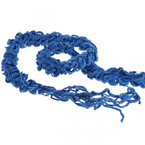 daiktų Veltinio laido vilna Mirabell žieduota mėlyna 35m
