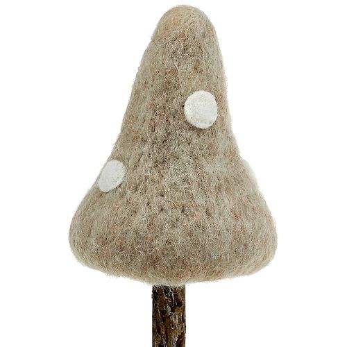 Floristik24 Veltinio grybų rupūžių rupūžių rudas asortimentas. 30cm 4vnt
