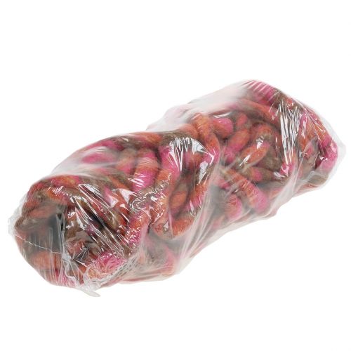 Floristik24 Veltinio virvelė 25m ruda, raudona, rožinė