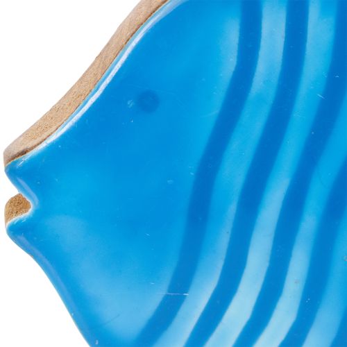 daiktų Medinė žuvies figūrėlė, jūrinė dekoracija, rankų darbo stalo dekoracija svetainei, 22 cm