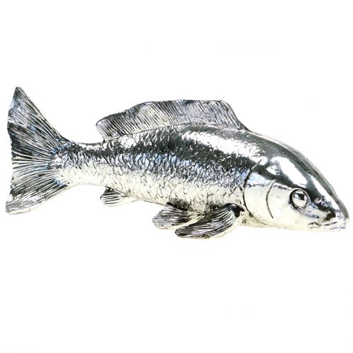Dekoratyvinė žuvytė sidabrinė 22cm