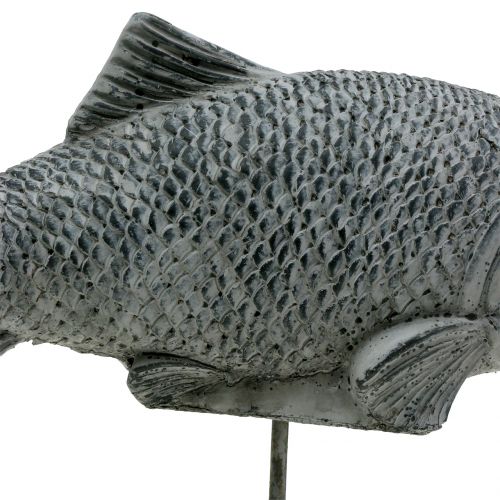 Floristik24 Sodo figūrėlė žuvytė ant stovo H20cm