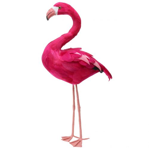 Floristik24 Dekoratyvinis paukštis Flamingo Pink H46cm