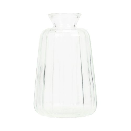 Dekoratyviniai buteliukai žvakidė mini vazos stiklas H11cm 6vnt