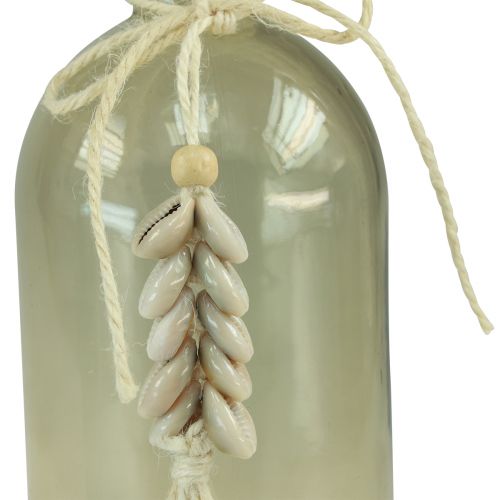 daiktų Buteliai dekoratyviniai stikliniai vaza cowrie kriauklės maritime H26cm 2vnt