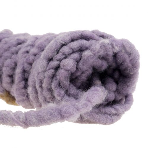 daiktų Mirabell vilnos veltinio virvelė violetinė 25m