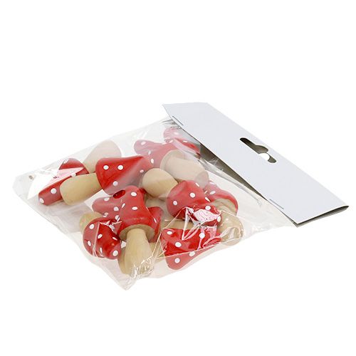 Floristik24 Rupūžės iš medžio 6cm 12vnt