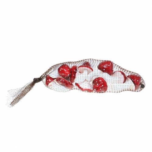 Floristik24 Dekoratyvinis musmirės rinkinys raudona, balta 6–7cm 12vnt