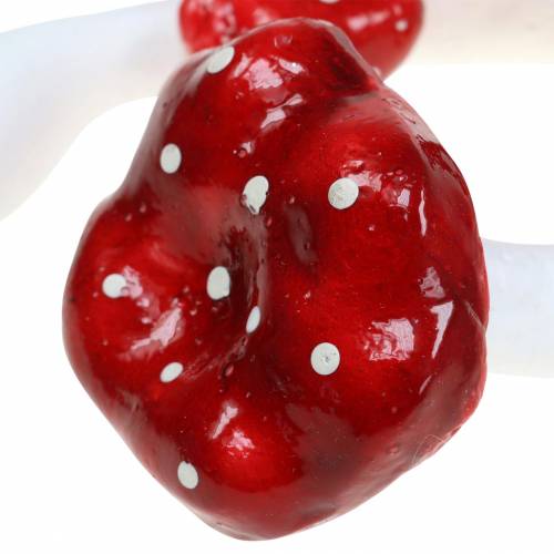 Floristik24 Dekoratyvinis musmirės rinkinys raudona, balta 6–7cm 12vnt