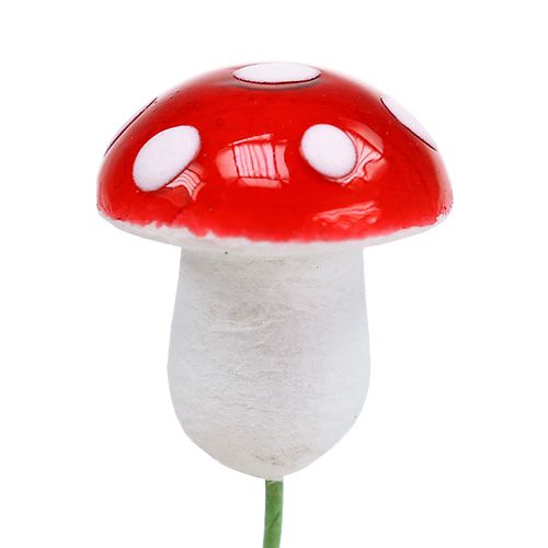 Floristik24 Toadstools mini ant vielos 1,8cm 100vnt