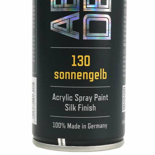Floristik24 Spalva purškiama šilko matinė saulės geltona 400ml