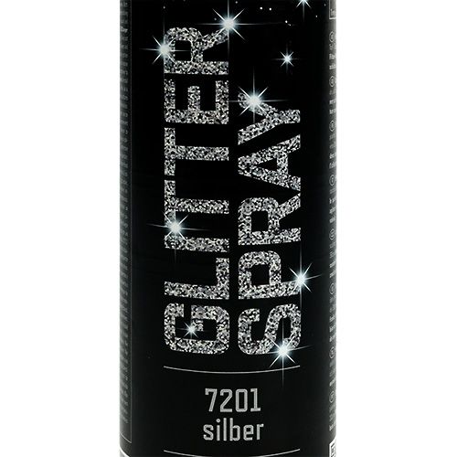 Floristik24 Blizgučiai purškiamas sidabras 400ml