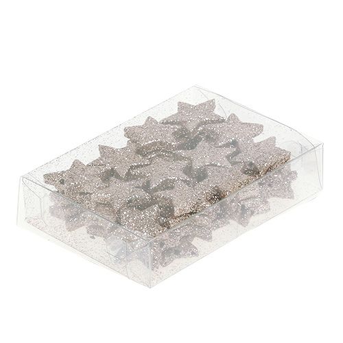 daiktų Glitter stars 2,5cm šampanas 96 vnt