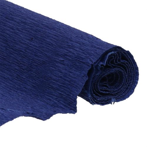 Floristinis krepinis popierius tamsiai mėlynas 50x250cm