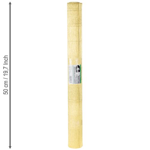 daiktų Floristinis Krepinis popierius Gold 50x250cm