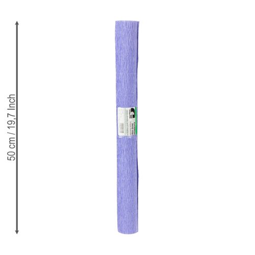 daiktų Gėlių krepinis popierius violetinis 50x250cm