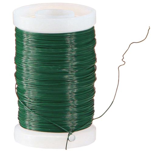 daiktų Floristinė viela dekoratyvinė viela mirtų viela žalia 0,30mm 100g 3 vnt
