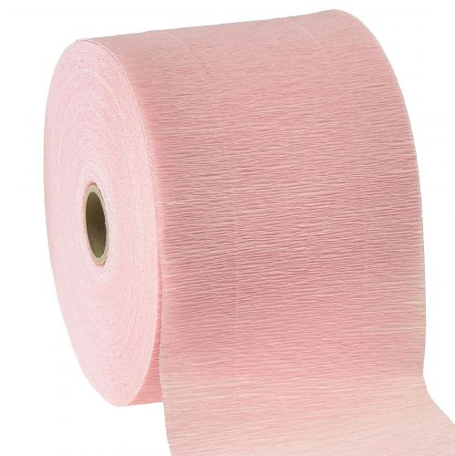 Gėlių krepas šviesiai rožinis W10cm, gramatūra 128g/kvm L250cm 2 vnt.