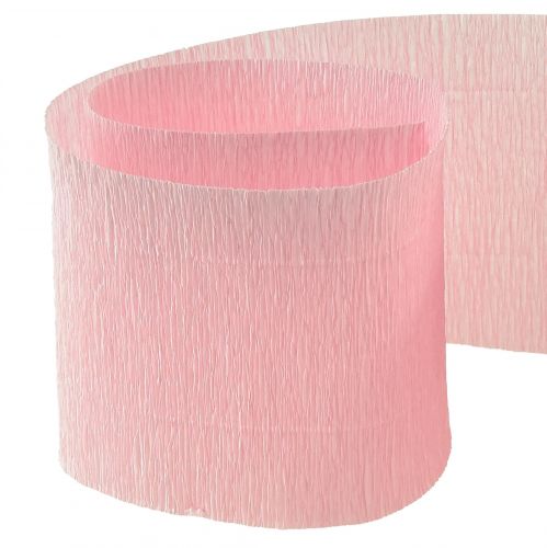 daiktų Gėlių krepas šviesiai rožinis W10cm, gramatūra 128g/kvm L250cm 2 vnt.