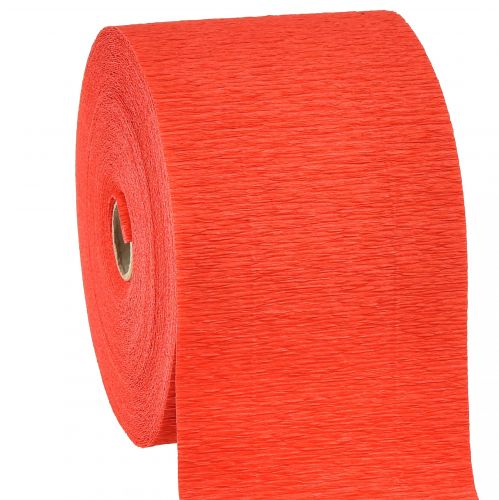 daiktų Gėlių krepinis raudonas W10cm gramas 128g/kvm L250cm 2 vnt.