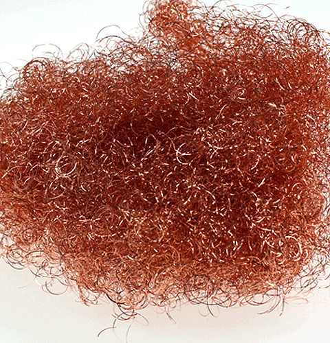 Floristik24 Flower Hair Tinsel Copper 50g