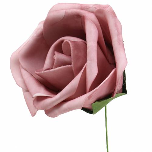 Floristik24 Foam Rose Old Pink Ø15cm 4 vnt