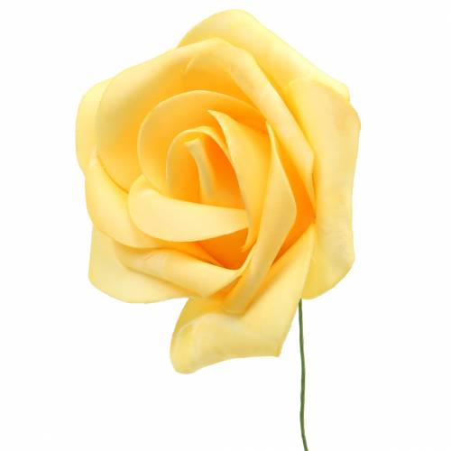 daiktų Putplasčio rožė geltona Ø15cm 4vnt