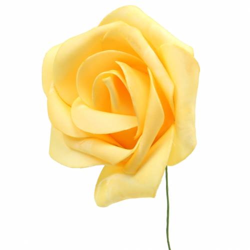 daiktų Foam Rose Yellow Ø15cm 4 vnt