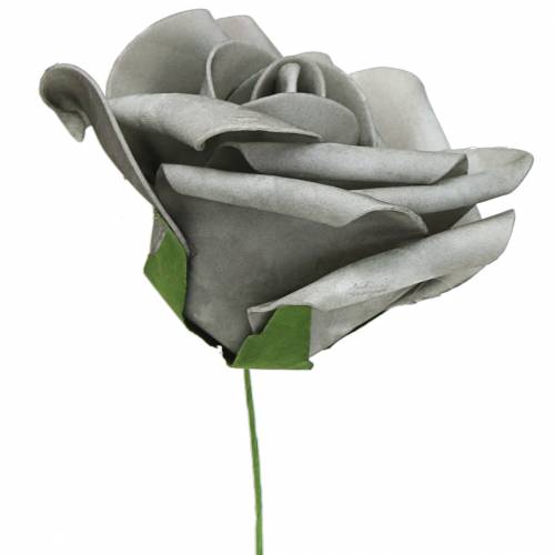 daiktų Putplasčio rožė Ø6cm pilka 27p