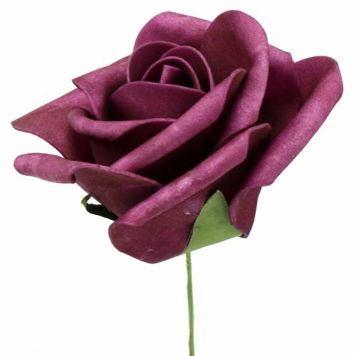 daiktų Putplasčio rožė Ø10cm violetinė 8 vnt