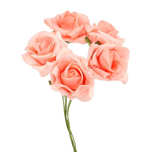 Foam Rose Ø4,5cm Lašiša 36 vnt