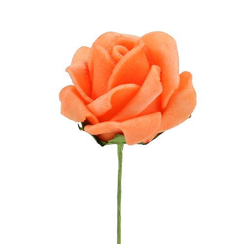 daiktų Foam Rose Ø4,5cm Oranžinė 36psl
