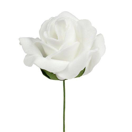 daiktų Foam Rose Ø4,5cm balta 36 vnt