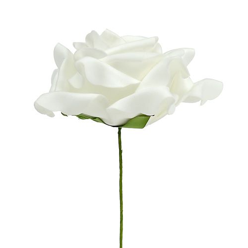 daiktų Putplasčio rožė balta Ø15cm 4vnt