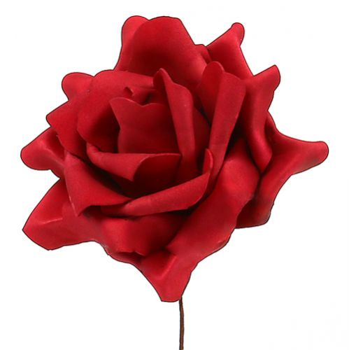 daiktų Foam rose putų rožė raudona Ø15cm 4vnt