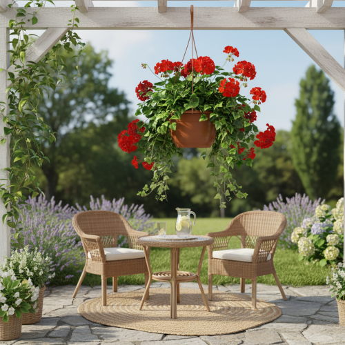 daiktų Pakabinamas krepšelis Ø25cm terakotos