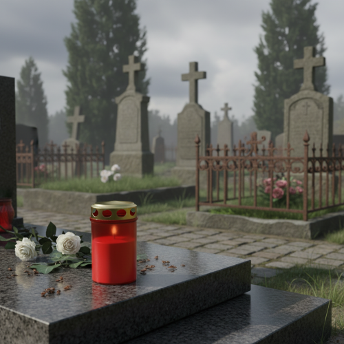 daiktų Kapas šviesiai cilindrinis raudonas Ø6cm H10cm 12 vnt